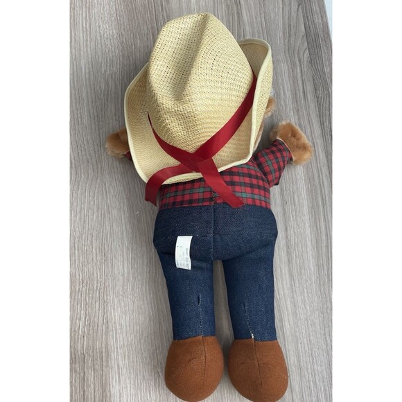 VINTAGE Shotgun Red Plush Doll Hee Haw TV Show Stuffed Animal 1985. - Picture 5 of 8